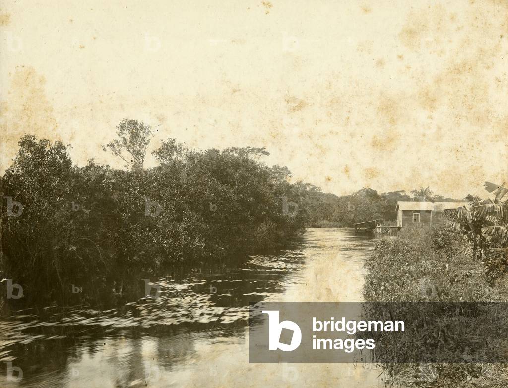 Miami River, north fork looking west, c.1905 (b/w photo)