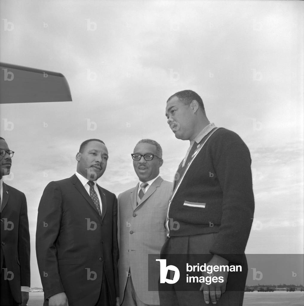 Martin Luther King and Joe Louis, 10 February 1964 (photo)