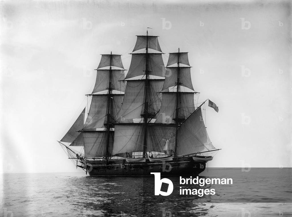 The USS St. Mary, c.1890 (b/w photo)