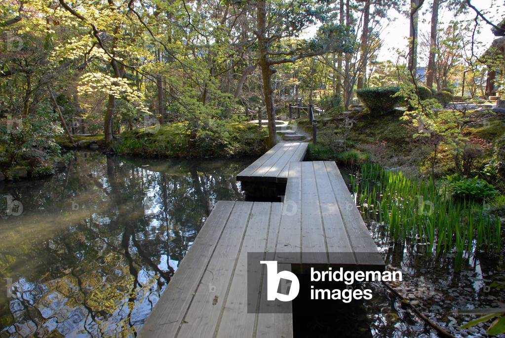 Tenju-an - Kyoto (Japan) - Edo period - Buddhist temple - karesansui (dry landscape garden) - Tenju-an - Kyoto (Japan) - Edo period - Buddhist temple - karesansui (dry landscape garden)