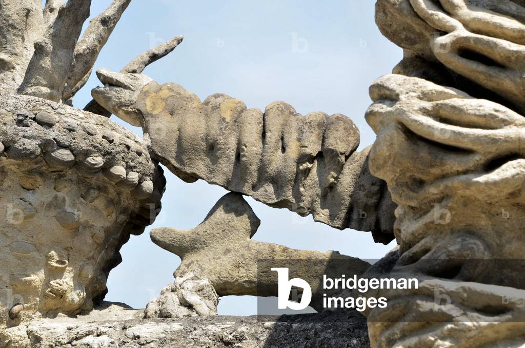 Ideal Palace of the Factor Cheval (1879-1912) - Hauterives - Drome - France - built by Ferdinand Cheval (1836-1924) - art brut - art singular - architecture - Monument historique - Postman Cheval's Palace (1879-1912) - Hauterives - Drome - France - built by Ferdinand Cheval (1836-1924) - outsider art - Historic Monument