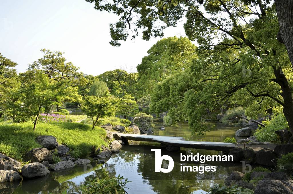Kiyosumi teien (jardin de Kiyosumi) - Tokyo (Japon) - ere Meiji - construit par Iwasaki Yataro - jardin promen