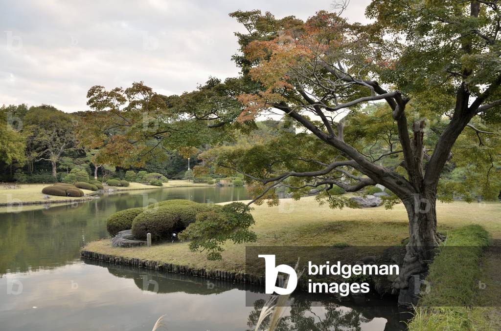 "Rikyugian - Tokyo (Giappone) - Edo periodo - passeggiata giardino con stagno - Rikyugian - Tokyo (Giappone) -