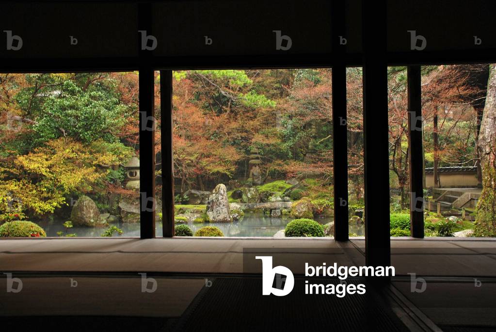 Renge-ji - Kyoto (Giappone) - Periodo Edo - Tempio buddista - giardino laghetto - Rene-ji - Kyoto (Giappone) -