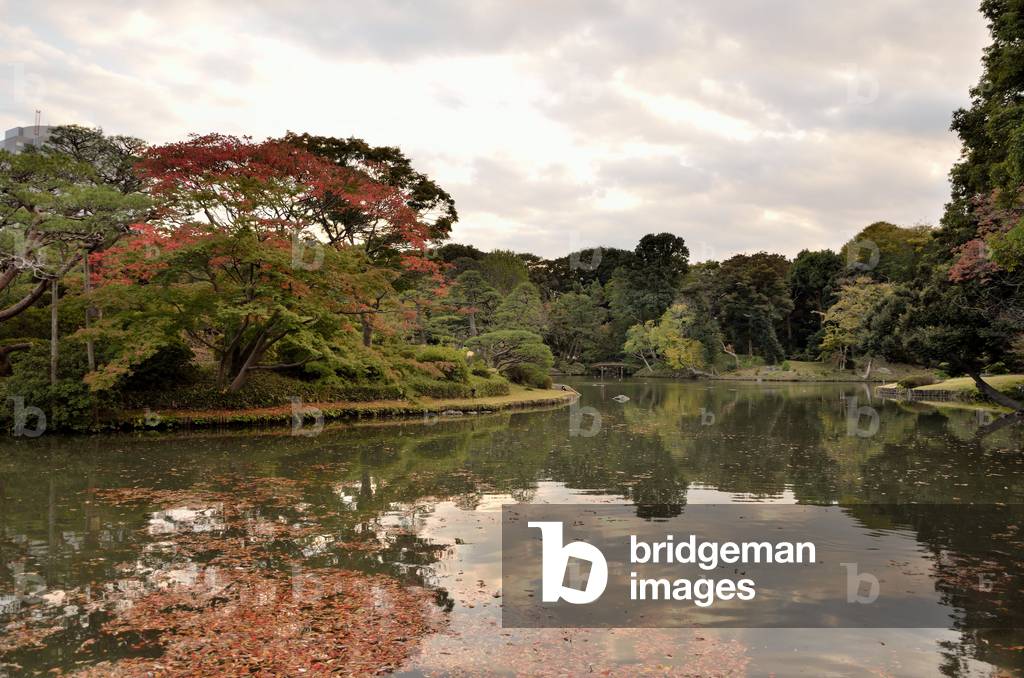 Rikyugian - Tokyo (Japan) - Edo period - garden promenade with pond - Rikyugian - Tokyo (Japan) - Edo period - stroll garden with pond