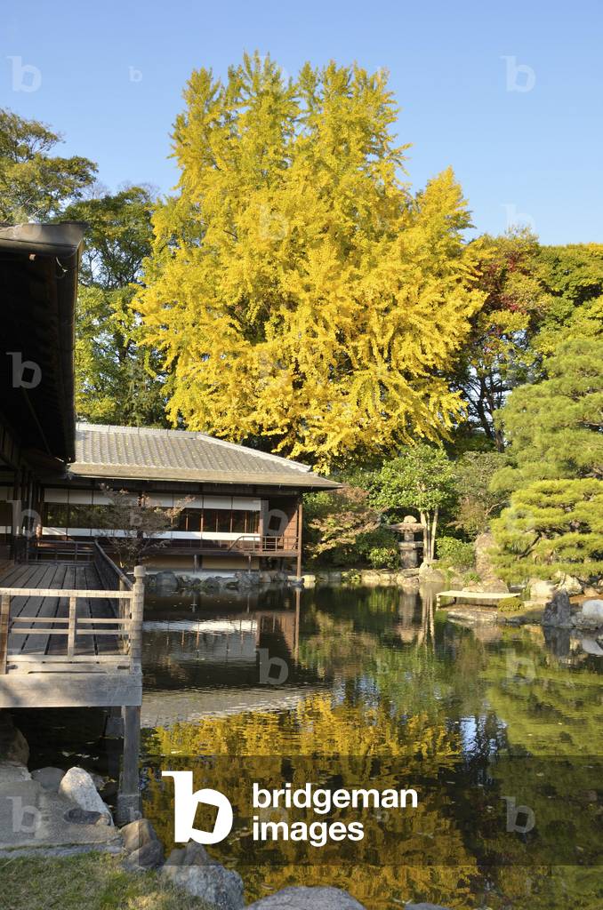 Shosei-en ou Kikokutei - Higashi Hongan-ji - Kyoto (Japan) - Edo period - Buddhist temple - garden promenade with pond designed by Ishikawa Jozan - Shosei-en or Kikokutei - Higashi Hongan-ji - Kyoto (Japan) - Edo period - Buddhist temple - stroll garden with pond designed by Ishikawa Jozan Jozan