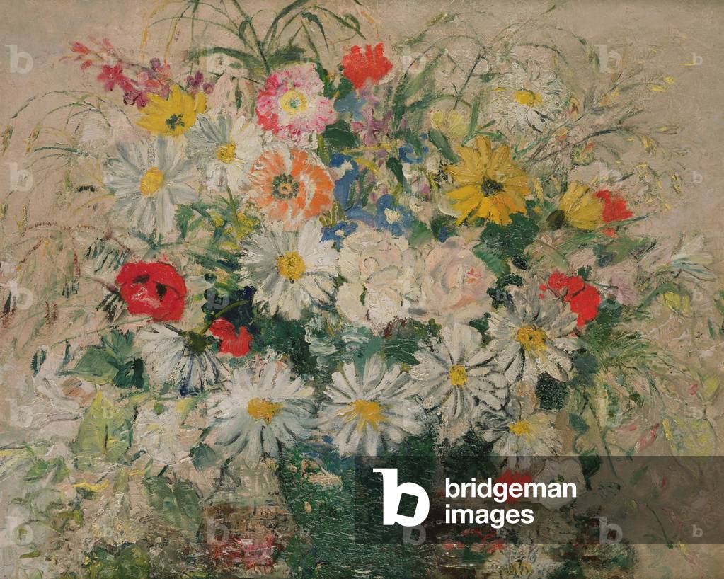 Summer Flowers (oil on board)