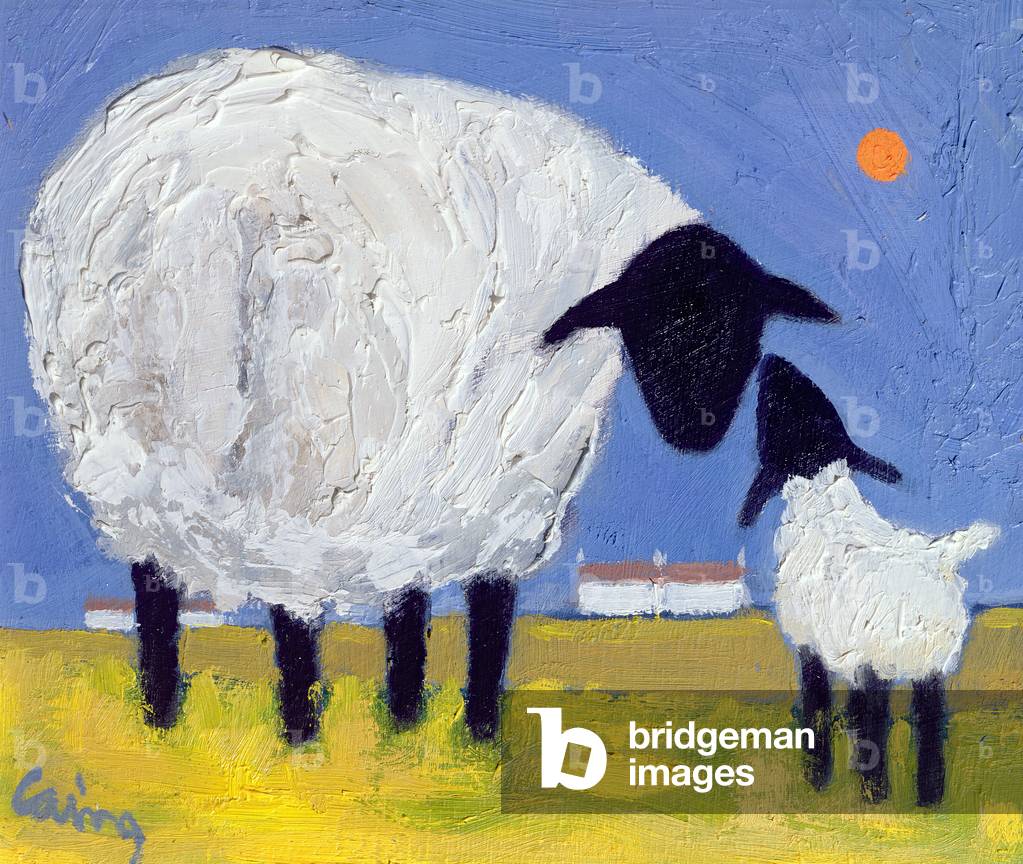 Bild von Gemälde "Whisper (Öl an Bord)" von Rowena Laing