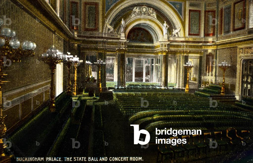 London - Buckingham Palace, interior: State Ball and Concert Room
