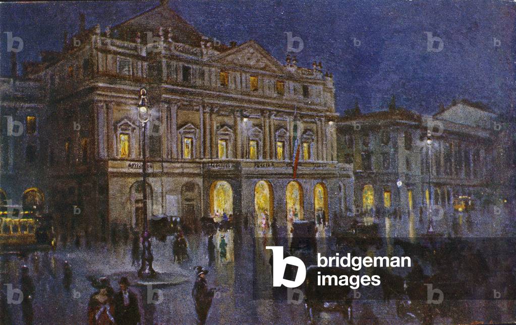 MILAN - La Scala Theatre by night