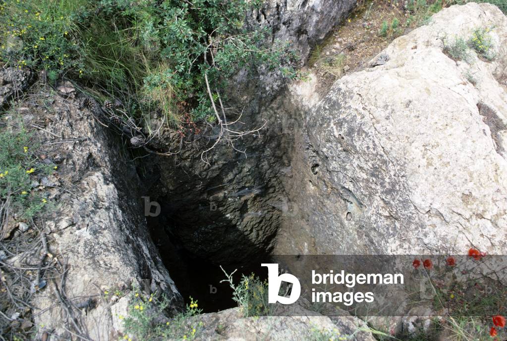 Silver mine shafts, Thorikos, Lavrion. Greece. 5th century BC.
