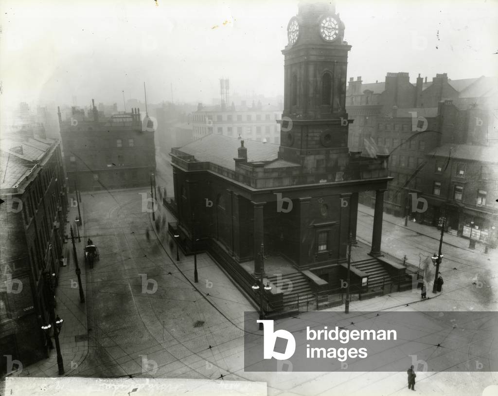 St Peter's Church, St Peters Square, Manchester, 1906 (b/w photo)