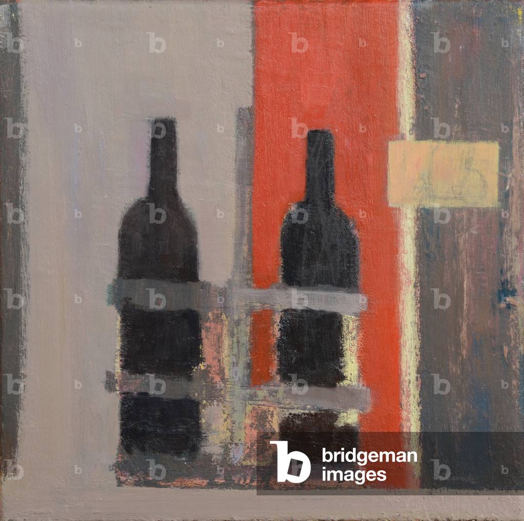 Claret and Bordeaux, 2017 (oil on linen)
