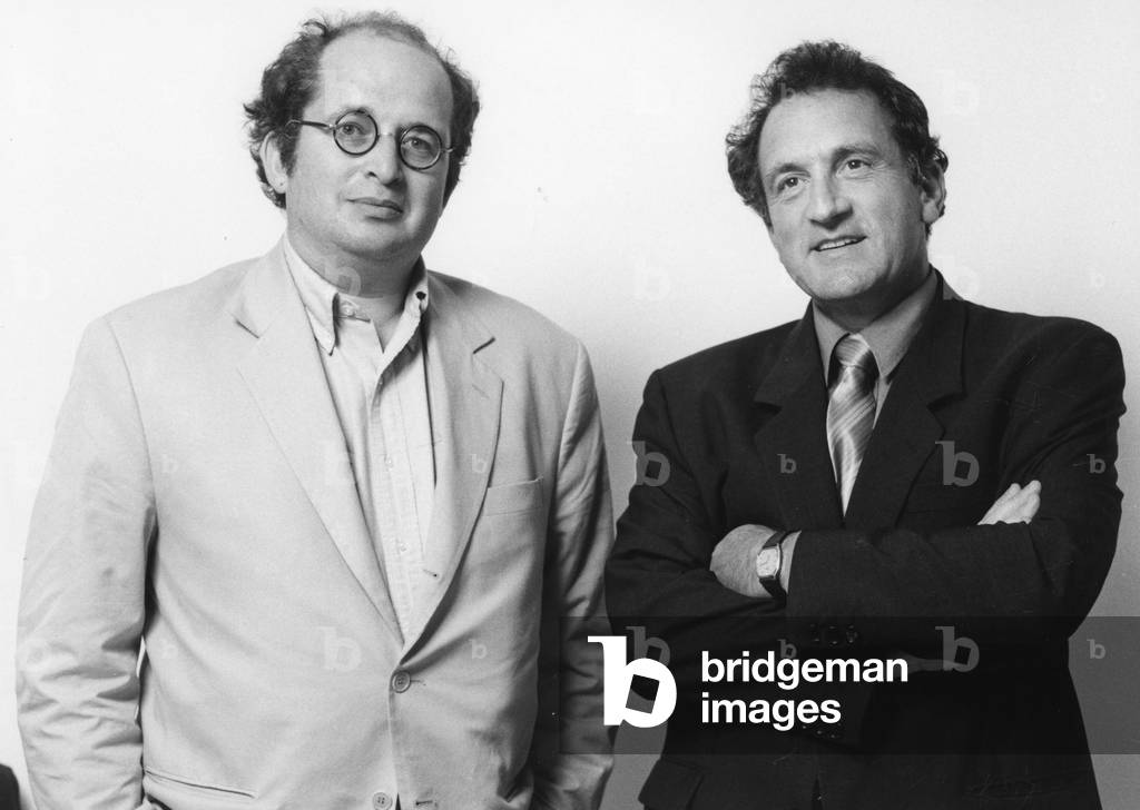 Francois Olivennes and Rene Frydman (b/w photo)