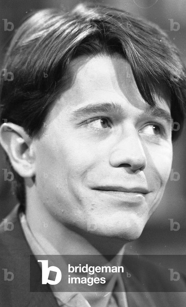 Emmanuel Carrere, 1988 (b/w photo)