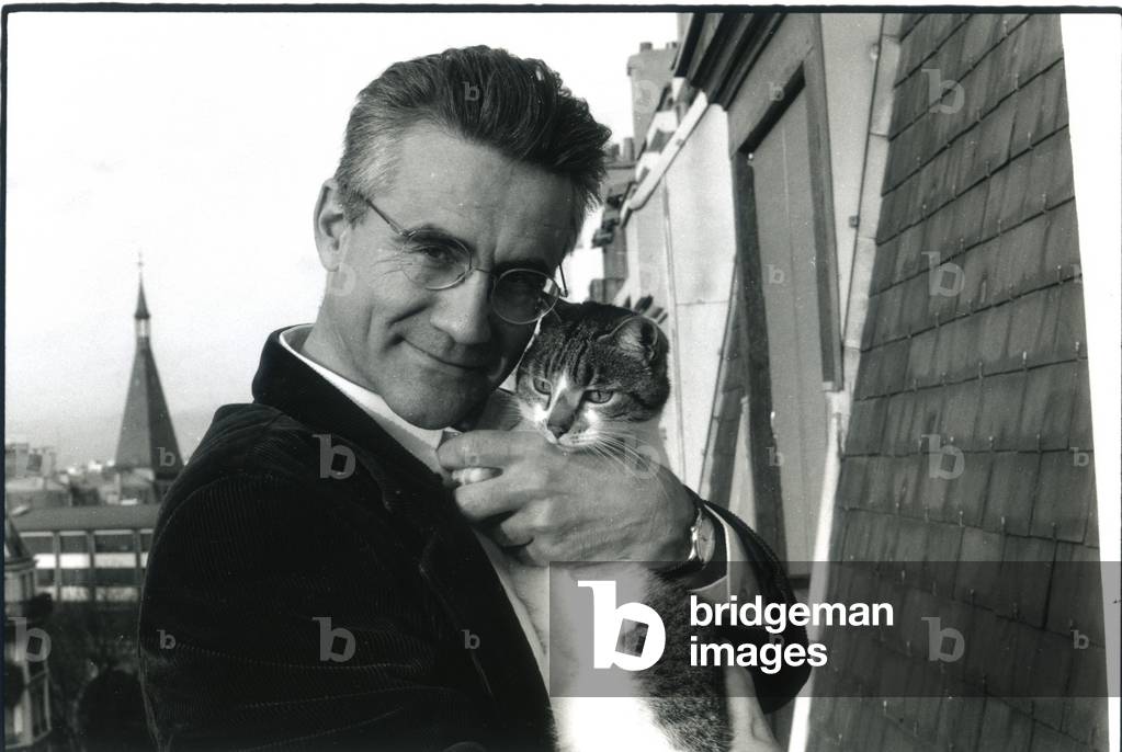 Andre Comte-Sponville et son chat