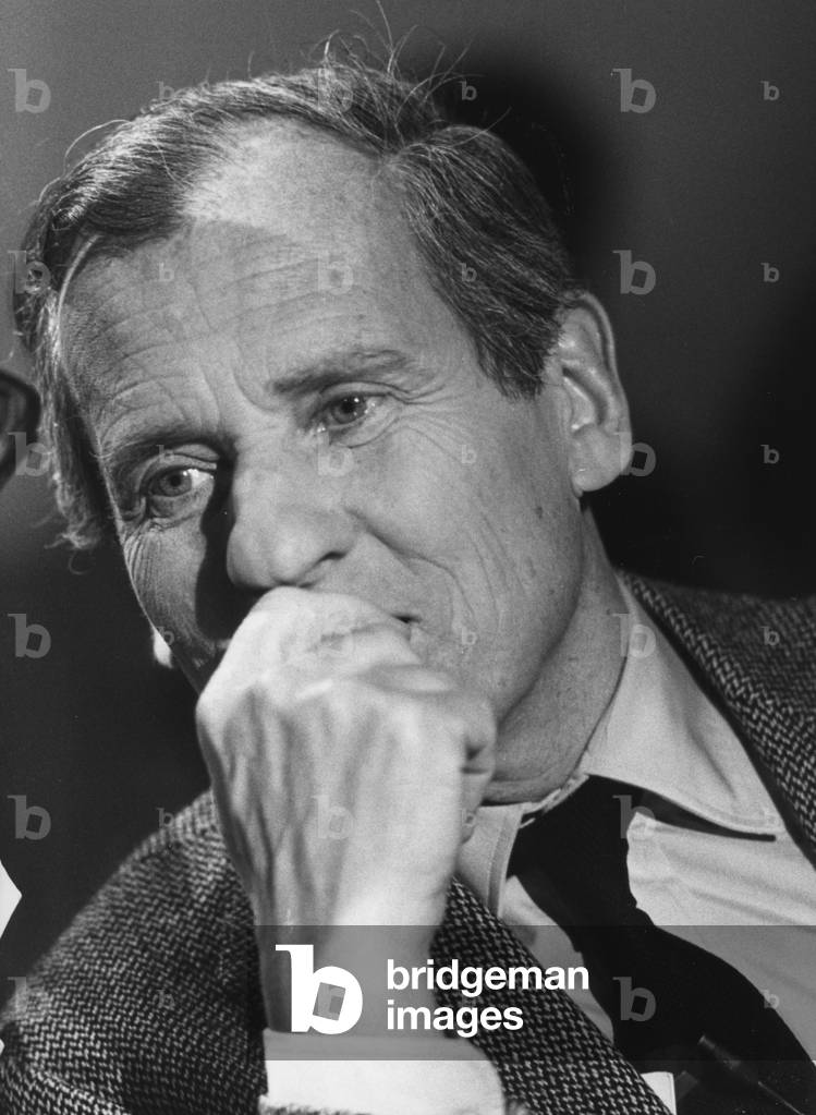 Jean d'Ormesson (b/w photo)