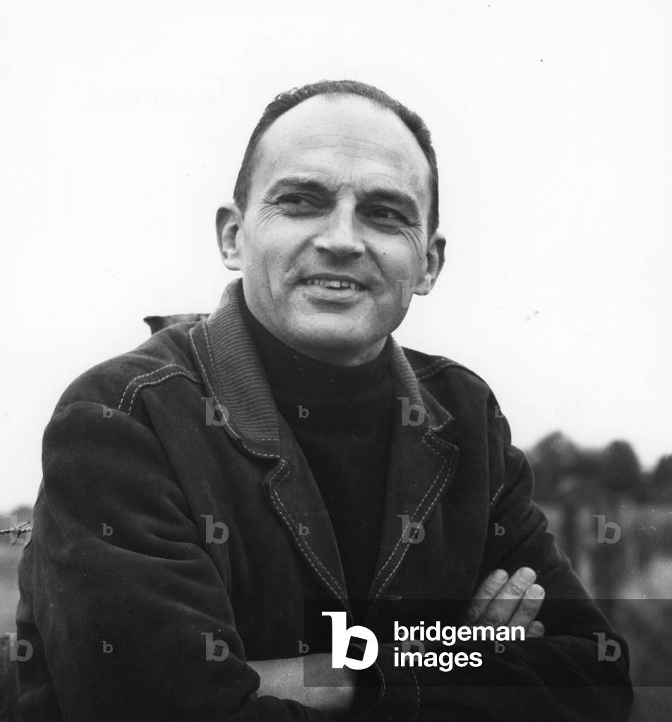 Michel Tournier (b/w photo)