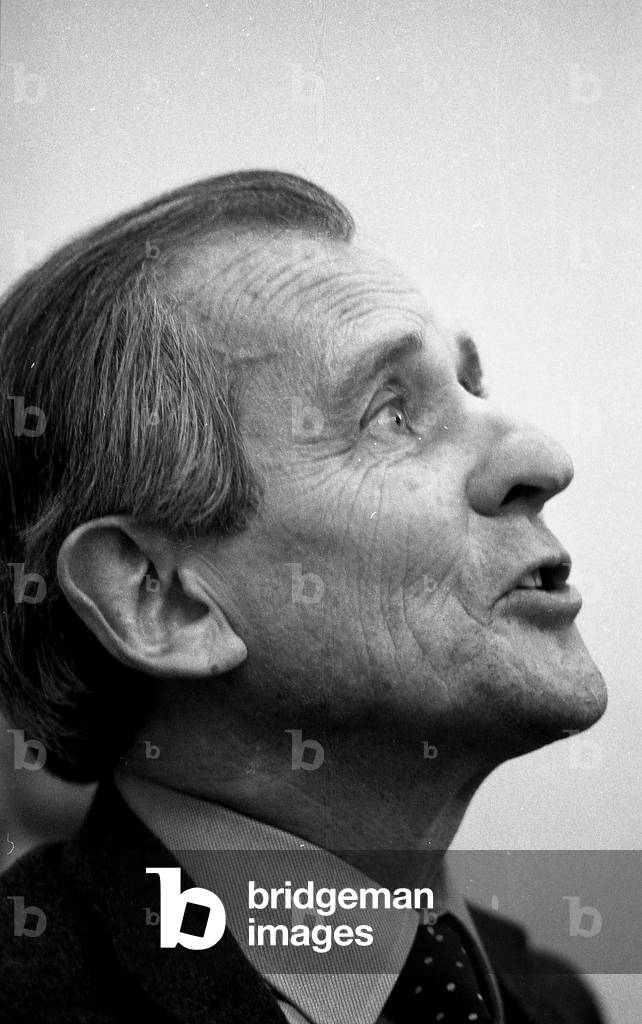 Jean d'Ormesson (b/w photo)