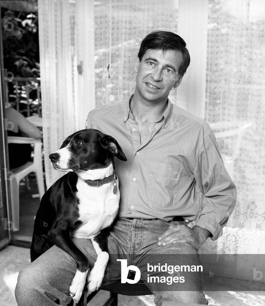 FREDERIC LASSAYGUES AND HER DOG