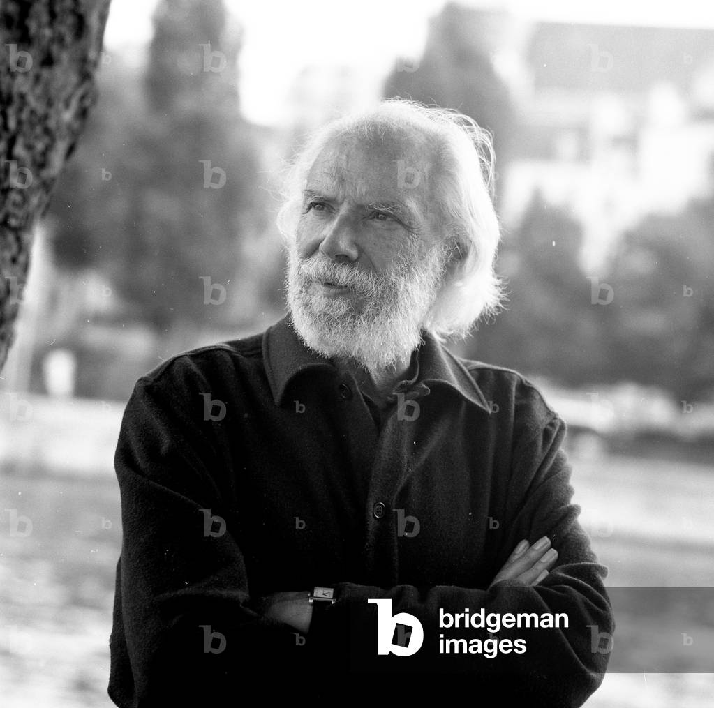 Georges Moustaki 2002 (b/w photo)
