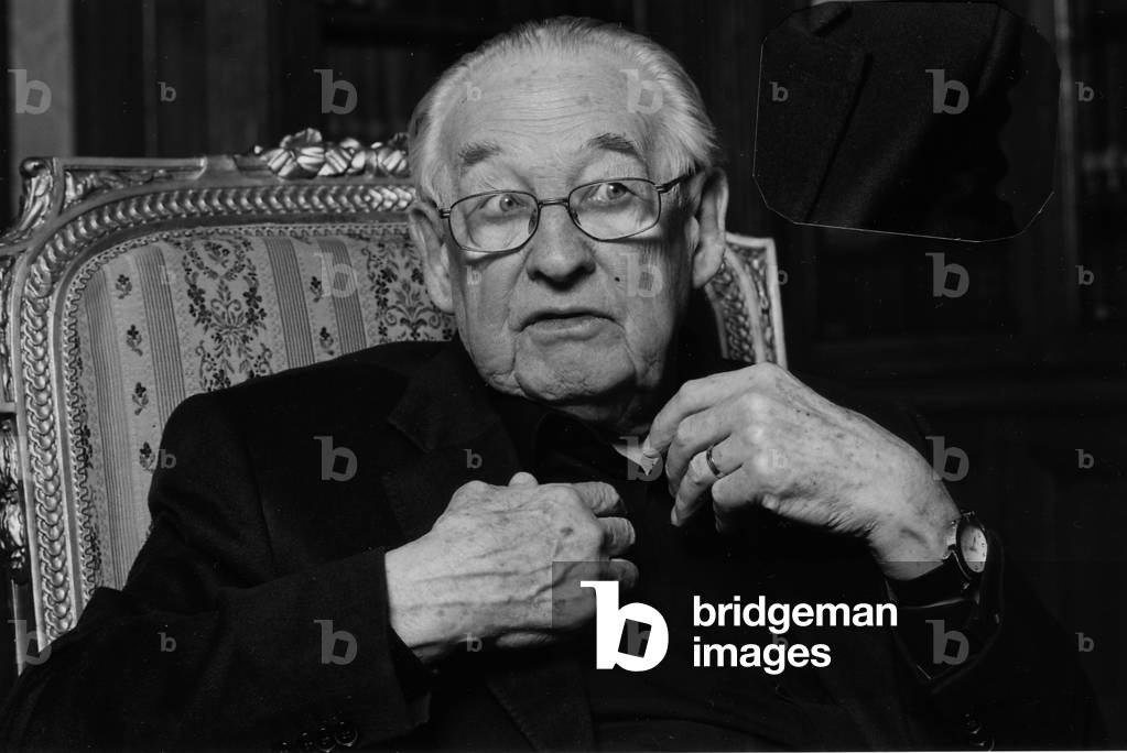 Andrzej Wajda, 2009 (b/w photo)