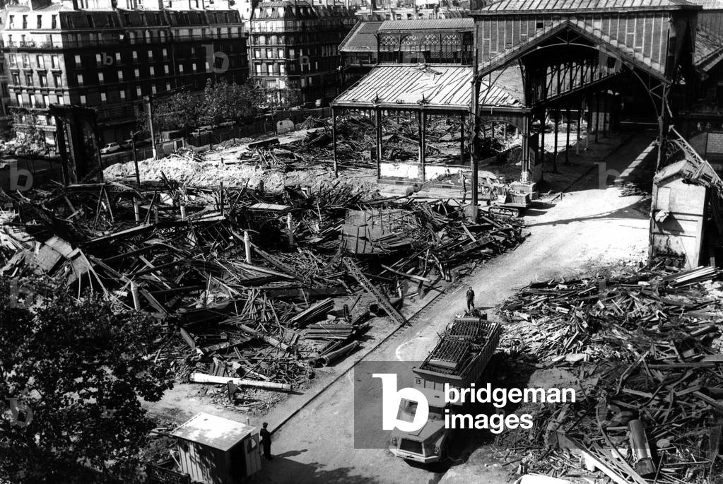 Destruction des halles