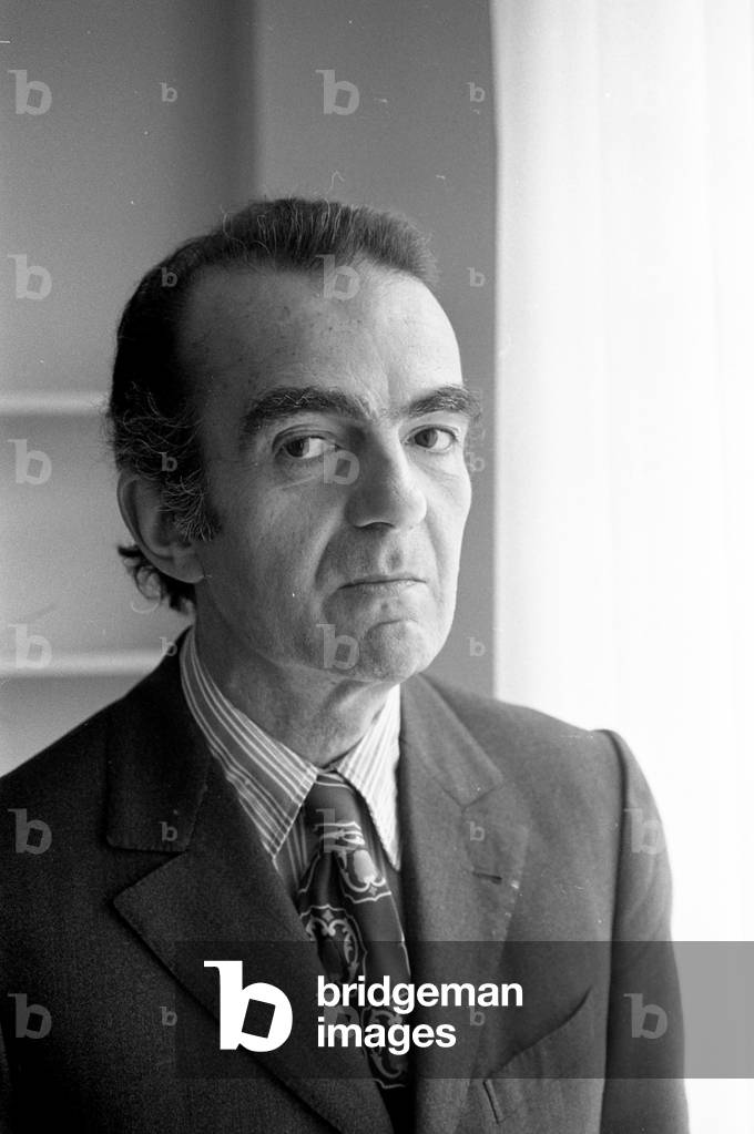 Michel Droit, 1975 (b/w photo)