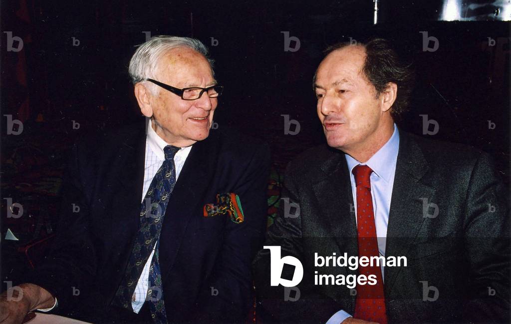Jean Marie Rouart and Pierre Cardin