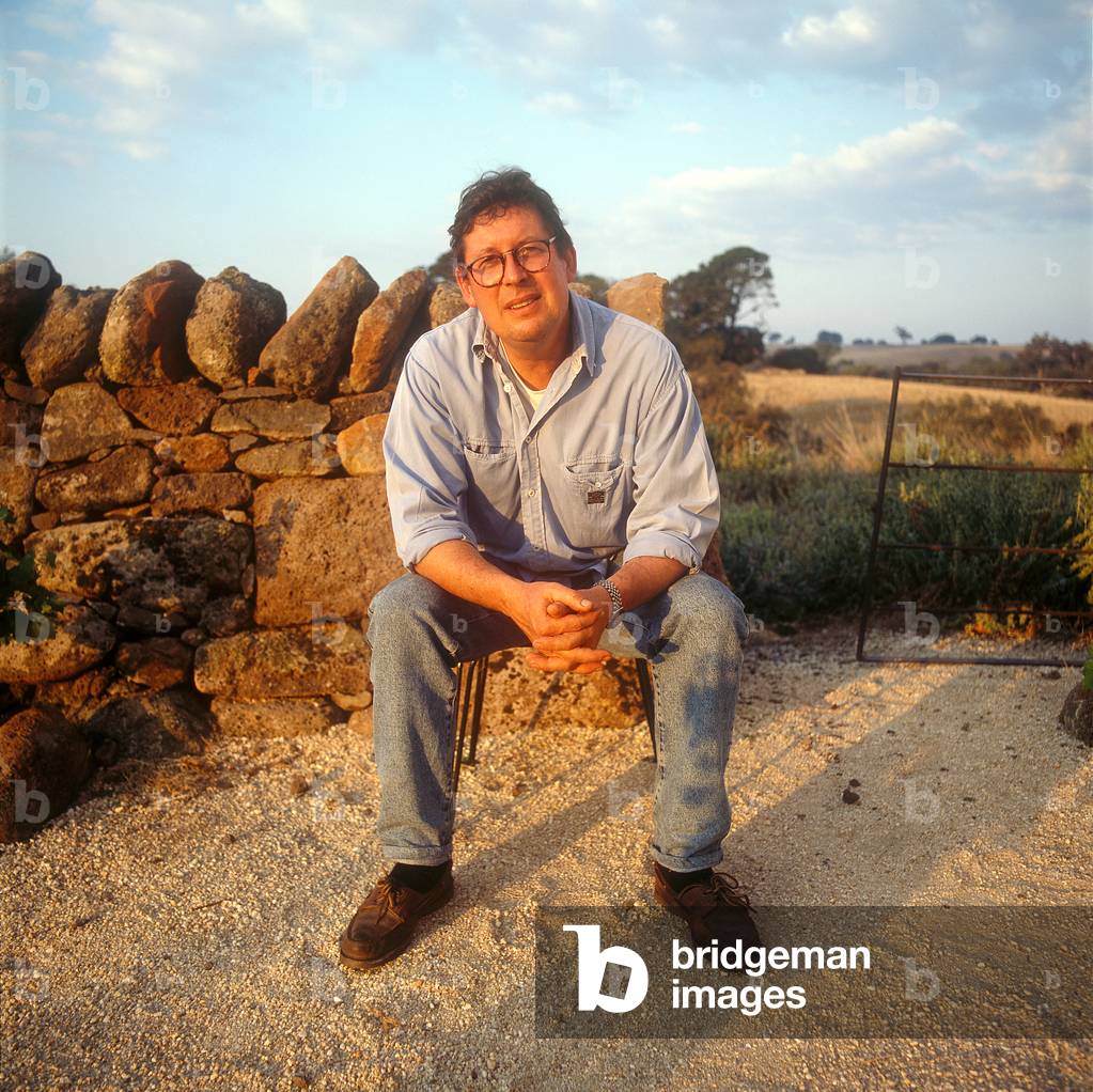 Peter D. Cole at his Kyneton studio, April 1994 (photo)