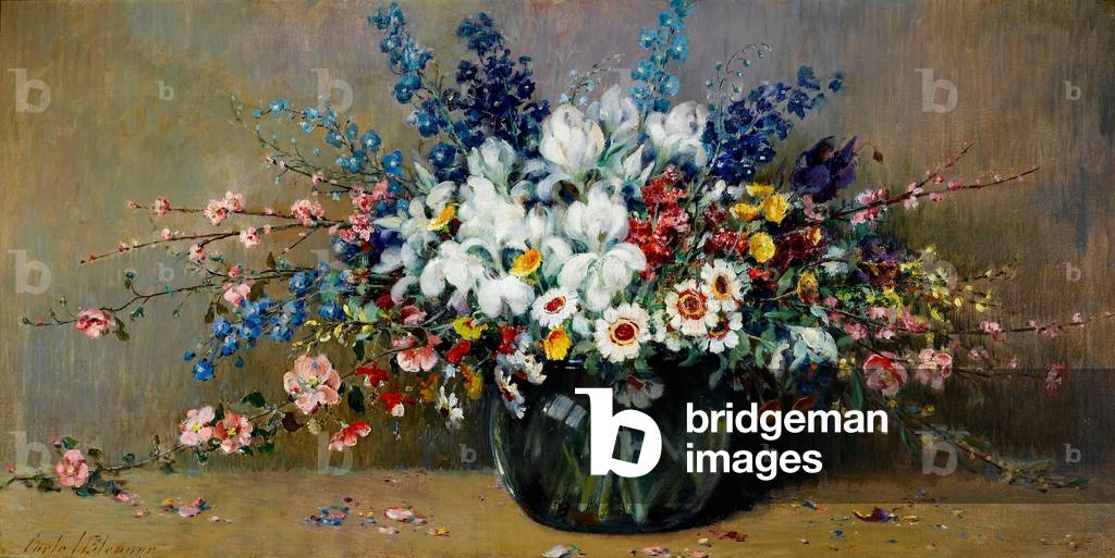 California Wild Flowers (oil on canvas)