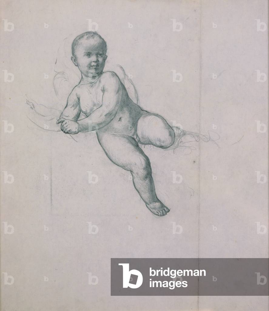 Cherub, 1902-1905 (graphite on paper)