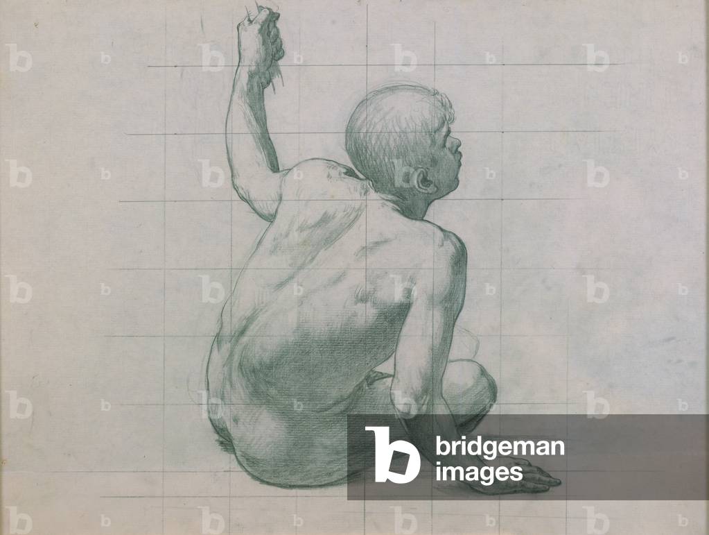 Seated Soldier, 1902-1906 (graphite on paper)