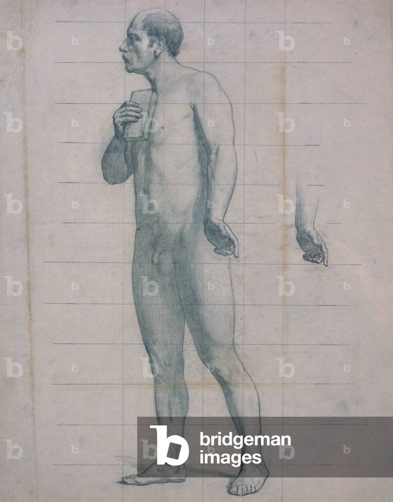 St. Paul-Nude Study, 1902-1906 (graphite on paper)