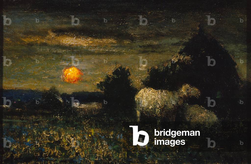 Golden Moon, early 20th Century (oil on canvas)