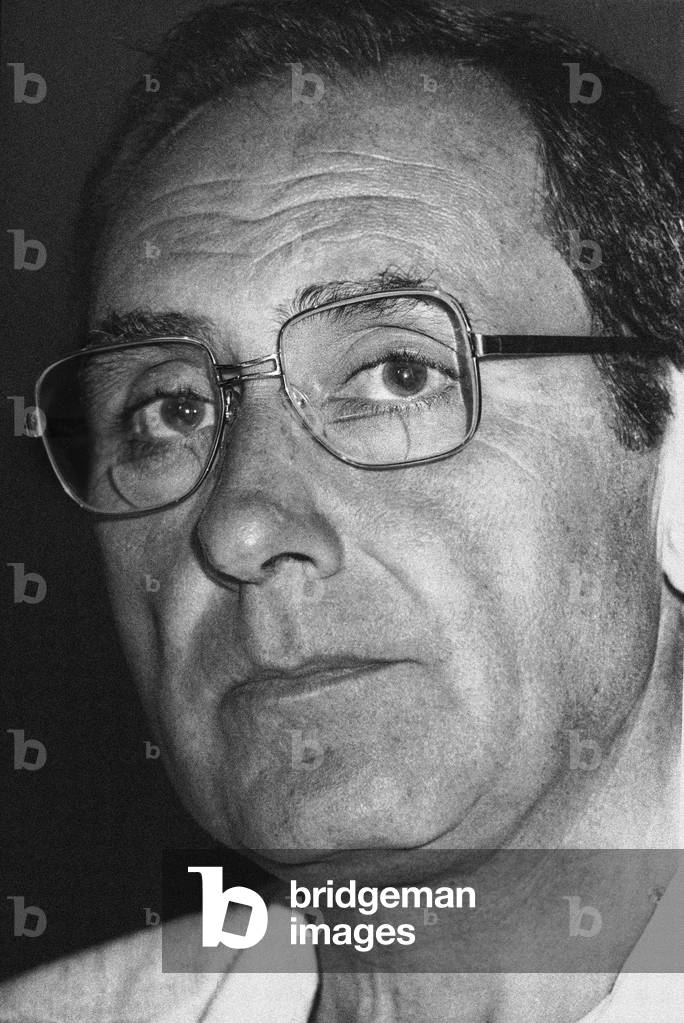 Italian journalist and politician Alberto Ronchey (about 1880)/Alberto Ronchey, politico e giornalista (1980 circa) -