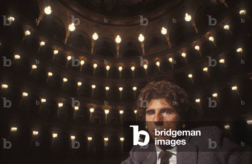 Rome Opera House, 1983. Italian conductor Gabriele Ferro/Teatro dell'Opera di Roma, 1983. Il direttore d'orchestra Gabriele Ferro -