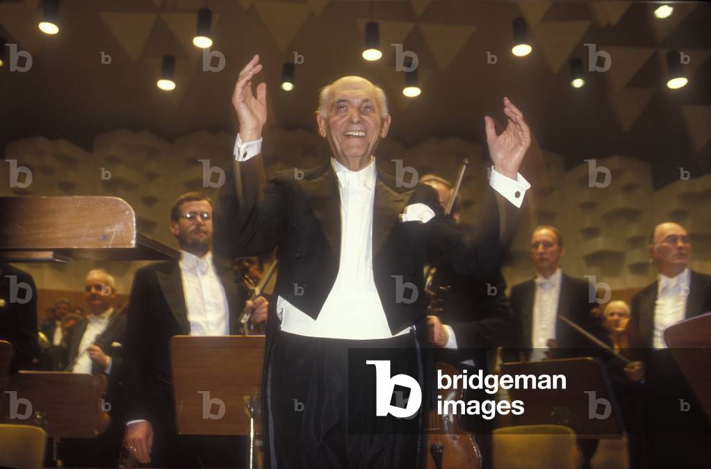Conductor GEORGE SOLTI, 1991/GEORG SOLTI, orchestra direttore, 1991