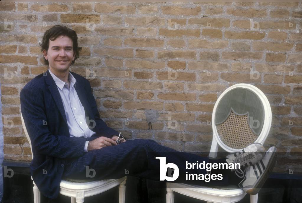 Venice Lido, Venice Film Festival, about 1985. American actor Timothy Hutton (photo)