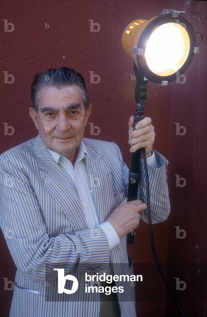 Portrait of French chief operator Henri Alekan in 1989.