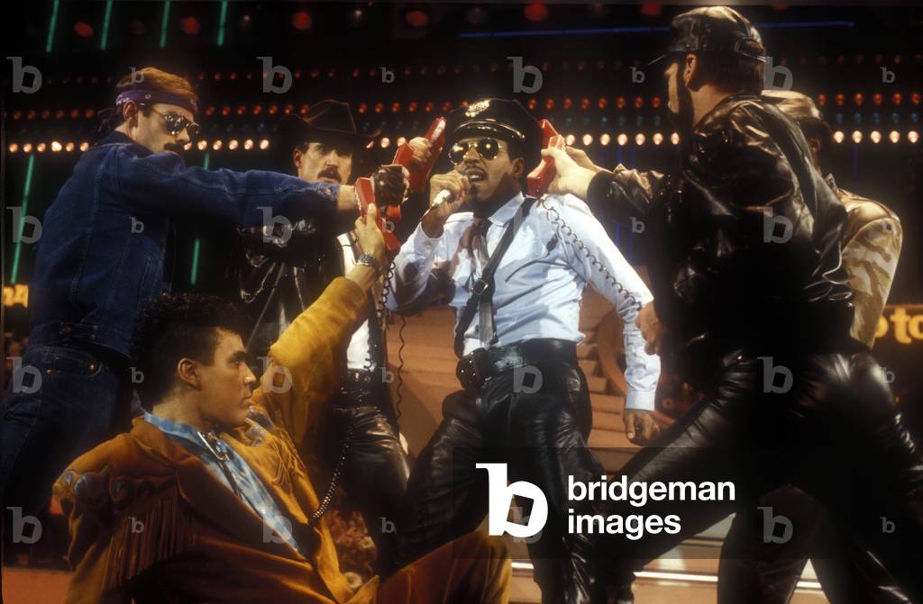 The Disco Village People group at the Festival di Sanremo