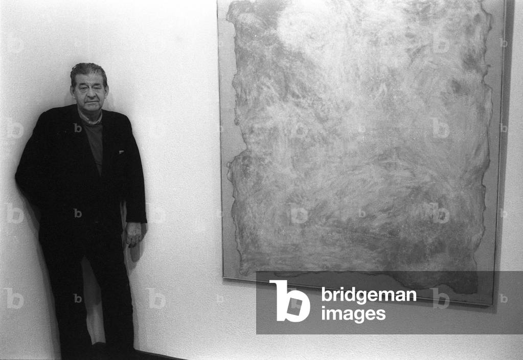Venice Biennale of Contemporary Art 1980. Italian painter Giulio Turcato/Biennale Arte di Venezia 1980. Il pittore Giulio Turcato -