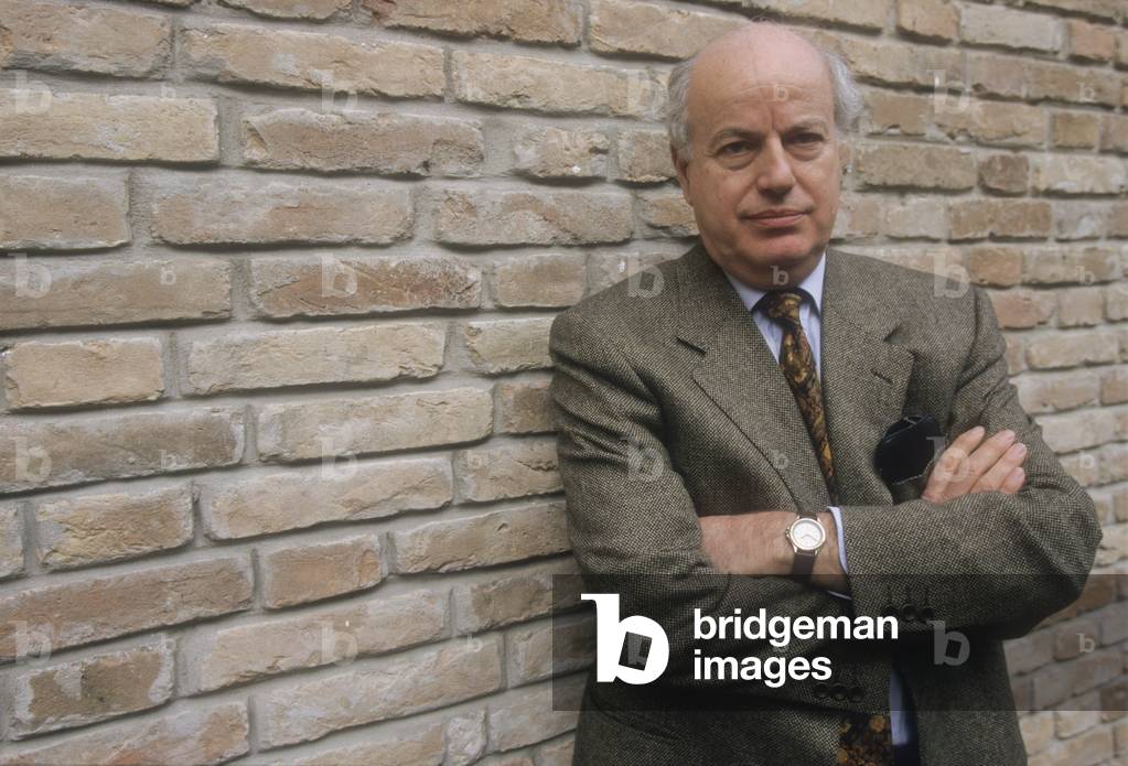 Venice, 1998. Italian art and literature critic Renato Barilli (photo)