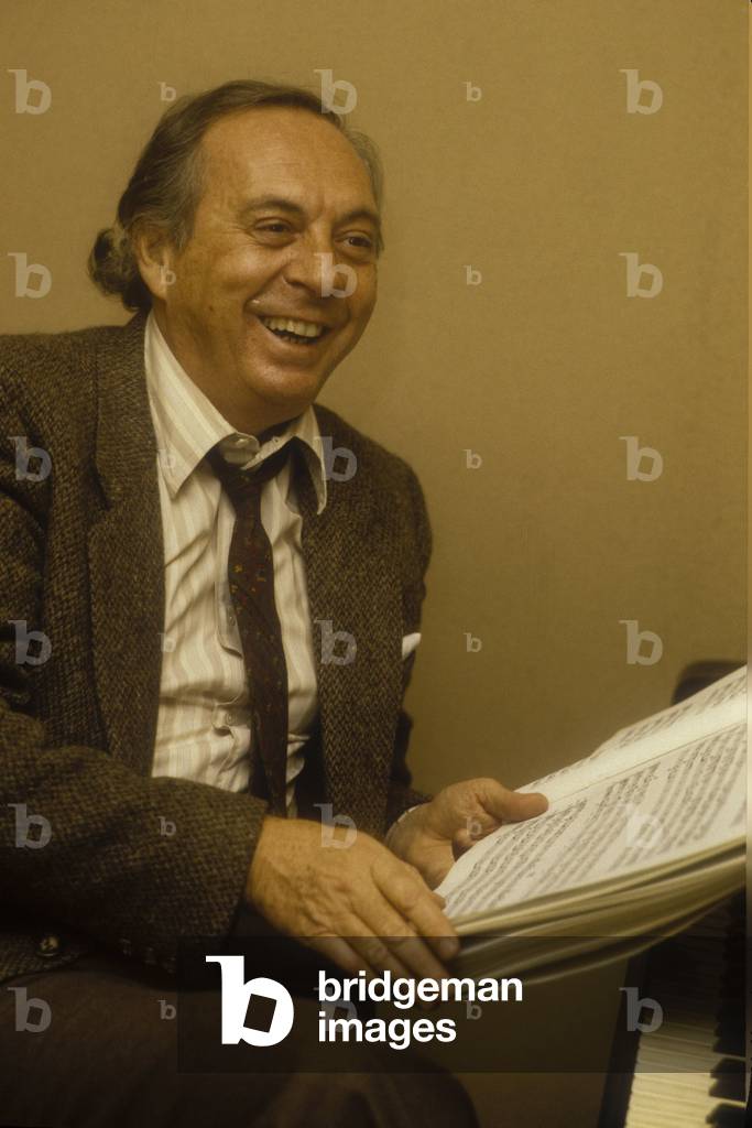 Italian conductor Pierluigi Urbini (about 1985)/Il direttore d'orchestra Pierluigi Urbini (1985 circa) -