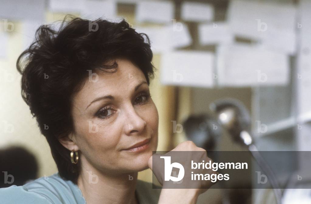 French actress Martine Brochard, about 1985 (photo)