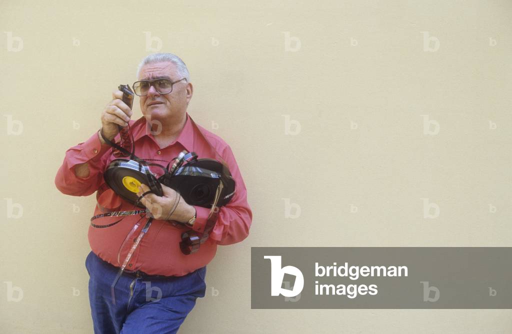 Italian director Sandro Bolchi (about 1985)/Il regista Sandro Bolchi (1985 circa) -