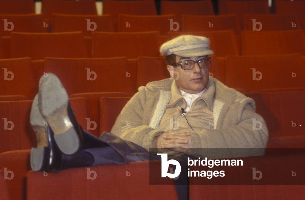 Rome, 1984. Italian actor Oreste Lionello (photo)