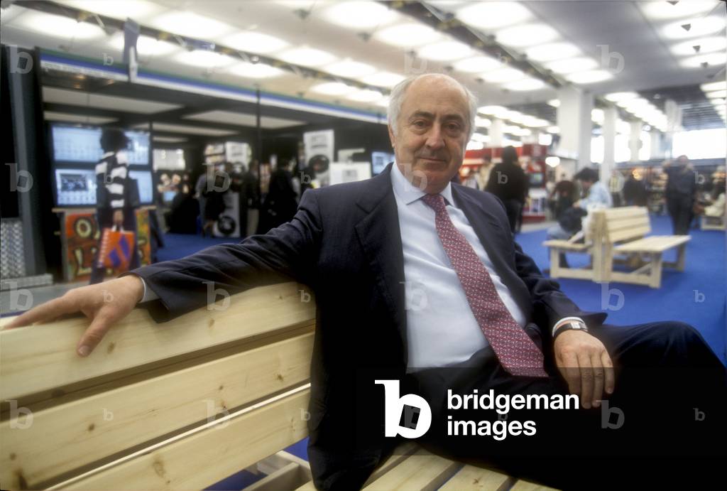 Turin, 1995. Founder of Turin Book Fair Guido Accornero (photo)