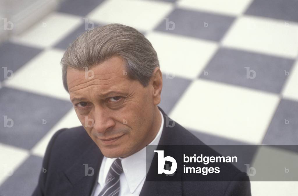 Italian actor Adalberto Maria Merli, 1989 (photo)