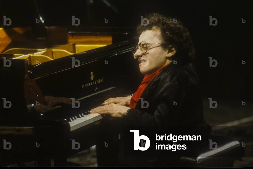 French Jazz pianist Michel Petrucciani (about 1985) (photo)